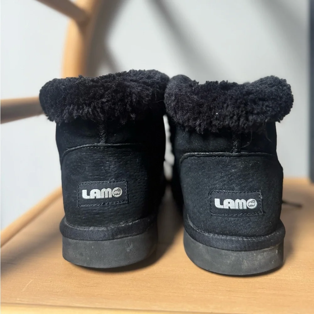Lamo Women's Black Winter Boots with Plush Lining